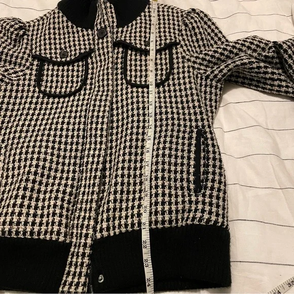 Billabong Vintage Houndstooth Bomber Jacket - Picture 9 of 10